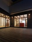 ウッドデッキを囲む家 三重 注文住宅の依...