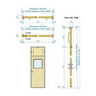 Detachable plus door...