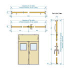 Detachable plus door...