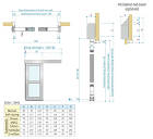 Sliding framed door ...