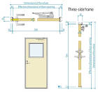 Aluminum flush door ...