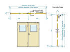 Aluminum flush door ...