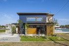 施工事例 | 山形のデザイナーズ注文住宅... 大空を切り取る2つの吹抜けがある平屋