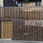 杉の格子のスクリーン 杉の格子のスクリーン