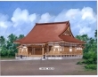 玉松山一閑寺本堂|日本建築研究所|寺院・... 一閑寺本堂外観