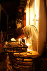 和風庭園を壁に・・。壁面緑化エントランス... 20090113_3944881