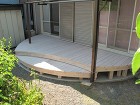 白いウッドデッキ｜大切なおばあちゃんのた... IMG_1832