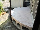 白いウッドデッキ｜大切なおばあちゃんのた... IMG_1825