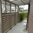 おしゃれな自転車置き場｜天然木でカントリ... 自転車小屋手づくり