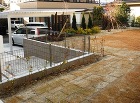 緑がいっぱいのナチュラル外構　郡山市Ｙ様... 植栽　芝庭