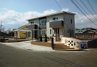 彩った塗り壁がお出迎えする門まわり 石川... 彩った塗り壁がお出迎えする門まわり (石...