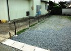 境界をわかりやすくさせた外構　郡山市Ｙ様... メッシュフェンス