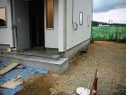 メンテナンスいらずの人工芝を使った外構へ... 施工前