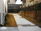 緑がいっぱいのナチュラル外構 郡山市Y様... アプローチ