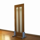 片開きドア ガラス入り 框組 [高]1980 [幅]729 [厚]35mm 【s0006】