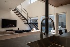House with black and white House with black and white
