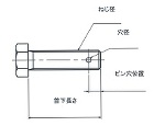 金属加工品　特注金物　ピン穴加工