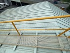 工場 大和郡山市工場の屋根　経年劣化で塗膜が浮...