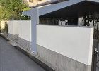 田原本町戸建て住宅 経年劣化でひび割れた塀の塗り替え工事 田原本町戸建て住宅 経年劣化でひび割れた塀の塗り替え工事