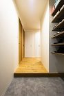 [after] 下駄箱をオープンな棚板に
