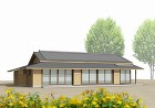外観パース管理棟
