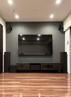オーダー家具【zealworks】食器棚... 【h061】壁掛けテレビボード＋壁ふかし...