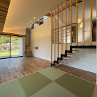 函南町スキップフロアの家