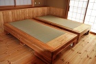 和風住宅・樹建築事務所 sakuragawanoie/tatamibed.JPG