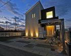?素敵に演出　モダントーンとライトアップの相乗効果?・・・蒲郡市I様邸