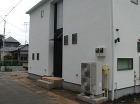 白が基調のシンプルモダン外構 市川市H邸 外構工事施工前