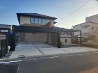 シャッターゲートのあるクローズ外構。 -... 一宮市　外構