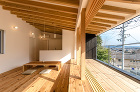 View terrace house i... 奈良県生駒市にある自然素材住宅、内観実例