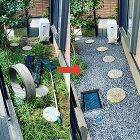施工例・お客様の声｜【造園・植木・剪定】... 庭のリフォーム・砂利敷き・飛び石設置作業...