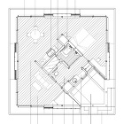 キッチン・バス・トイレの水回りをぐるりと囲む<bs>住まいのつくりが読み取れます 正方形の住まいです キッチン・バス・トイレの水回りをぐるりと囲む<bs>住まいのつくりが読み取れます 正方形の住まいです