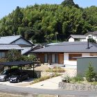 自然素材の平屋の家