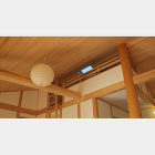 木の家_works | 愛知県で自然素材... 伝統構法の木組みの家のリビングのイサムノ...