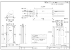 001片開き木枠図･木製片開き建具