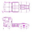 UD 3軸トラクタヘッド | CAD-D... UD 3軸トラクタヘッド