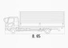 4トン　ウイング車 | CAD-DATA... 4トン　ウイング車
