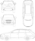 Audi_Q74車CADデータ