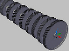 標準Vプーリーの3Dデータ dwg CA... 標準Vプーリーの3Dデータ dwg