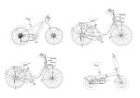 自転車　電動自転車 | CAD-DATA... 自転車　電動自転車