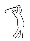 ゴルフスイング人物 | CAD-DATA... ゴルフスイング人物