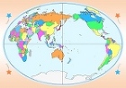世界図 白地図 CADデータ(jww)|... 世界図 白地図