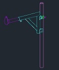 はね出しブラケット L500mm 3D はね出しブラケット L500mm 3D