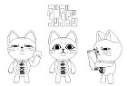 招き猫 CADデータ(jww)|Free... 招き猫