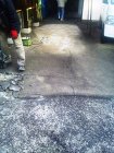 土間コンクリート補修前