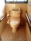 トイレ（水洗便器、簡易水洗便器）・ウォシ... 水洗便器（トイレ）　交換前