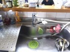 シングルレバー混合水栓（食器洗い乾燥機用分岐水栓金具付）/交換前