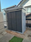 イナバ物置　施工後